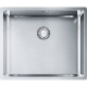 Fregadero tripe instalacion FRANKE. BXX 210-50 FREG. BOX. 127.0381.510. Una cubeta. Inoxidable. acabado acero. Para mueble de 55